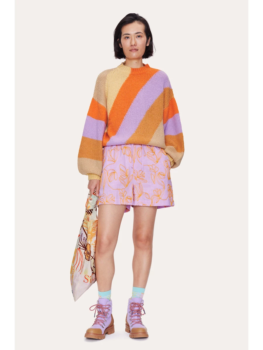 Stine Goya Multi Stripe Scharla Knit Sweater 4 Stine Goya Multi Stripe Scharla Knit Sweater