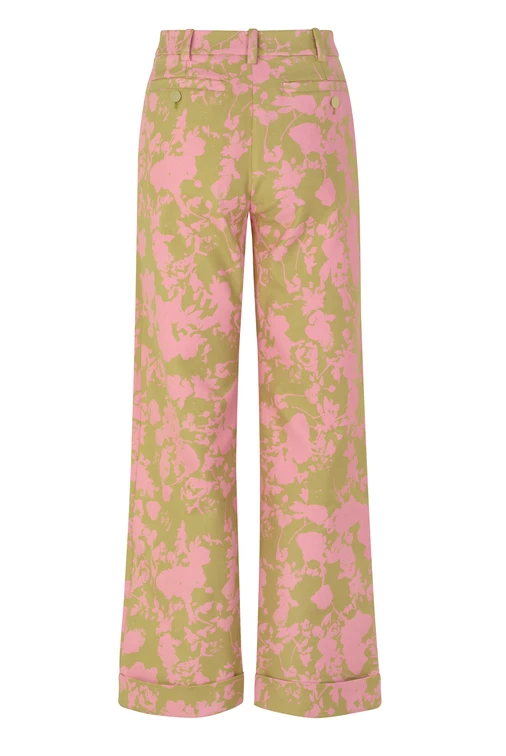Stine Goya Alexia Pants - Flower Foliage Pink 4 Stine Goya Alexia Pants - Flower Foliage Pink