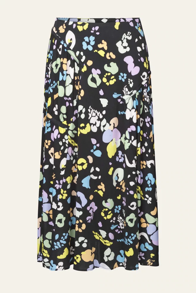 Stine Goya Gretchen Skirt - Black Leopard 5 Stine Goya Gretchen Skirt - Black Leopard