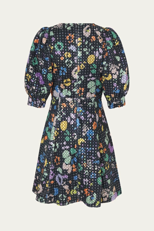 Stine Goya Black Sequin Leopard Celina Dress 4 Stine Goya Black Sequin Leopard Celina Dress