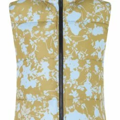 Stine Goya Leonor Puffer Vest - Flower Foliage Blue