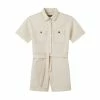 A.P.C. Cream Amelie Jumpsuit 1 A.P.C. Cream Amelie Jumpsuit
