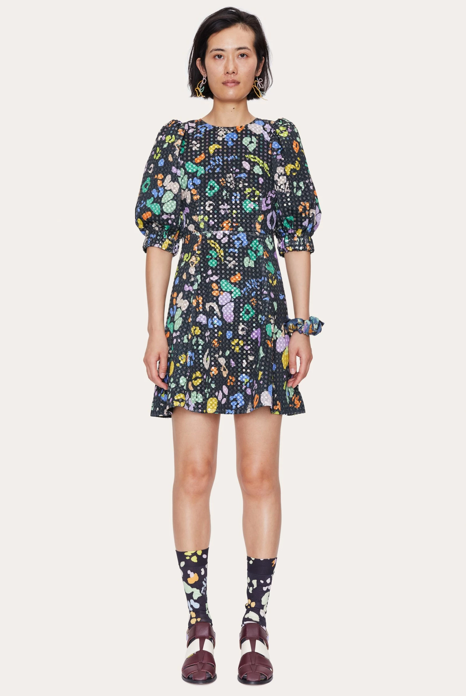 Stine Goya Celina Dress - Black Leopard 4 Stine Goya Celina Dress - Black Leopard