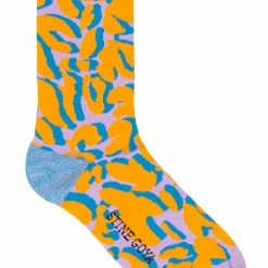 Stine Goya Caty Socks Orange Leaf