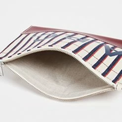 A.P.C. Striped Axelle Clutch