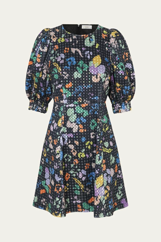 Stine Goya Black Sequin Leopard Celina Dress 3 Stine Goya Black Sequin Leopard Celina Dress