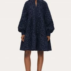 Stine Goya Jasmine Dress - Navy