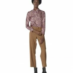 A.P.C. Khaki Cece Wool Trousers