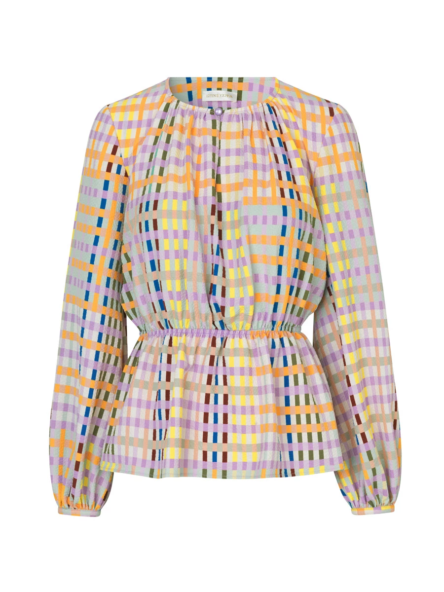 Stine Goya Techno Check Karin Blouse 3 Stine Goya Techno Check Karin Blouse