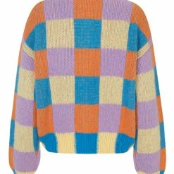 Stine Goya Ash Cardigan - Multi Checks