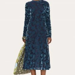 Stine Goya Idunn Bag - Flower Foliage Blue