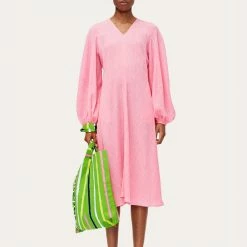 Stine Goya Pink Rosen Dress