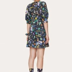 Stine Goya Black Sequin Leopard Celina Dress 9 Stine Goya Black Sequin Leopard Celina Dress