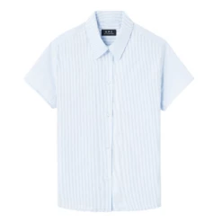 A.P.C. Pale Blue Stripes Marina Blouse