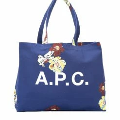 A.P.C. Dark Navy Diane Cloth Bag